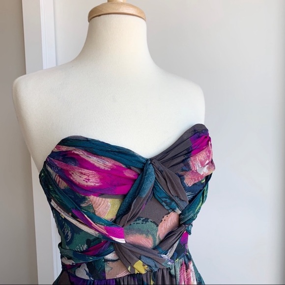 Stunning TED BAKER floor length dress TB 2= US 4 - Picture 2 of 14